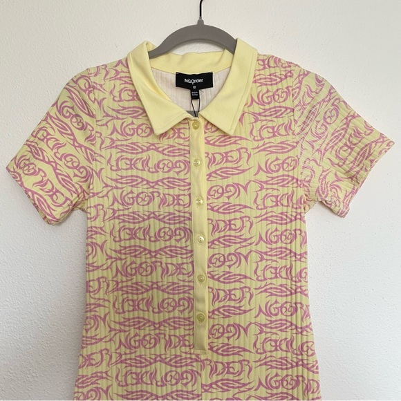 NWT Urban Outfitters x NGOrder Ribbed Romper Size 6 - Picture 5 of 7